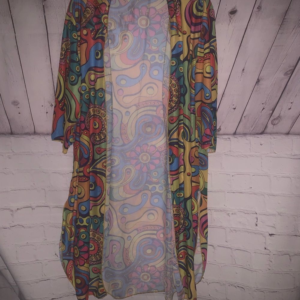 Colorful Patterned Women's Cardigan